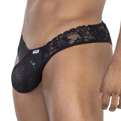 CandyMan Thong Dentelle Pothios Noir